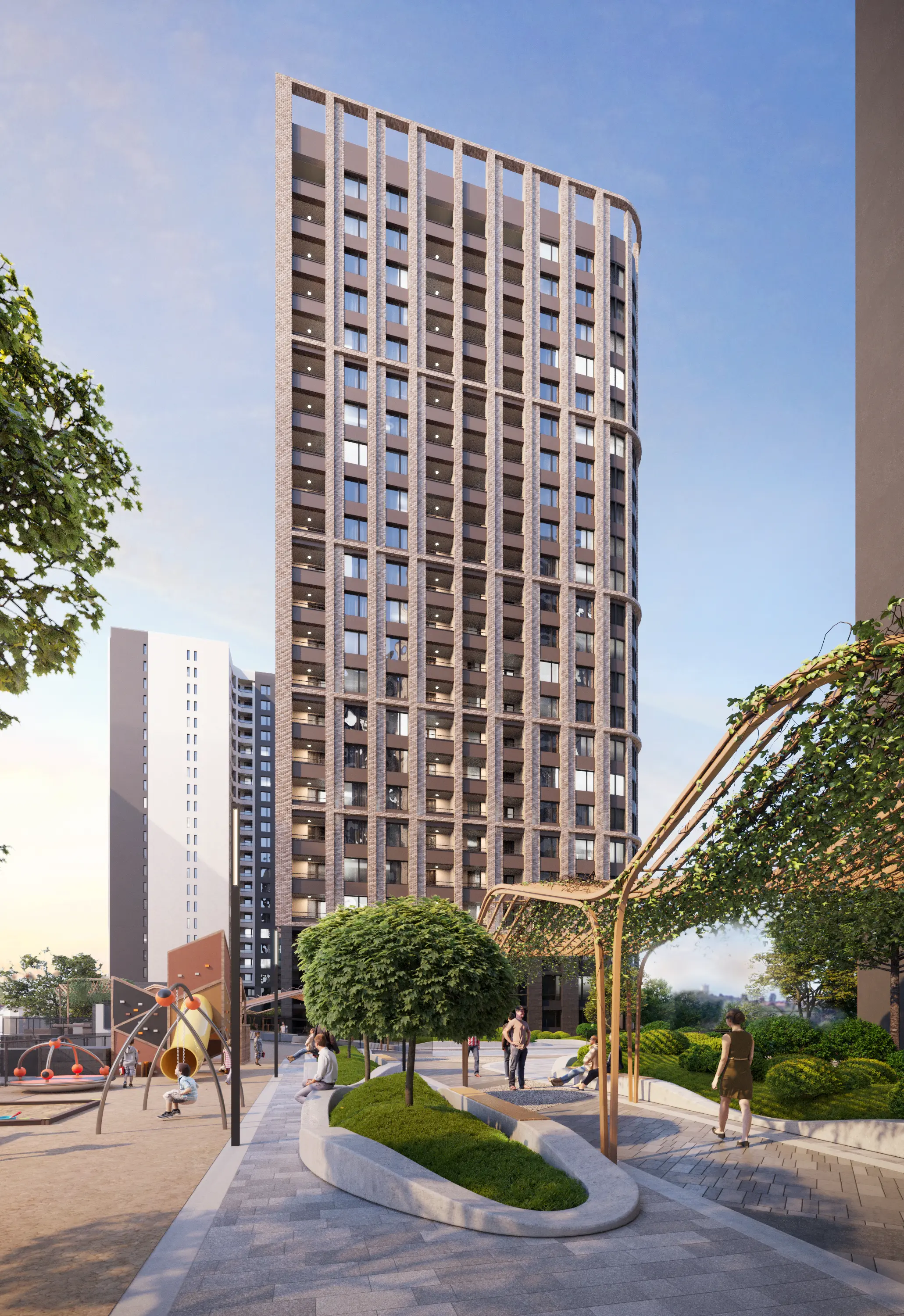 Прибудинкова територія ЖК Modern