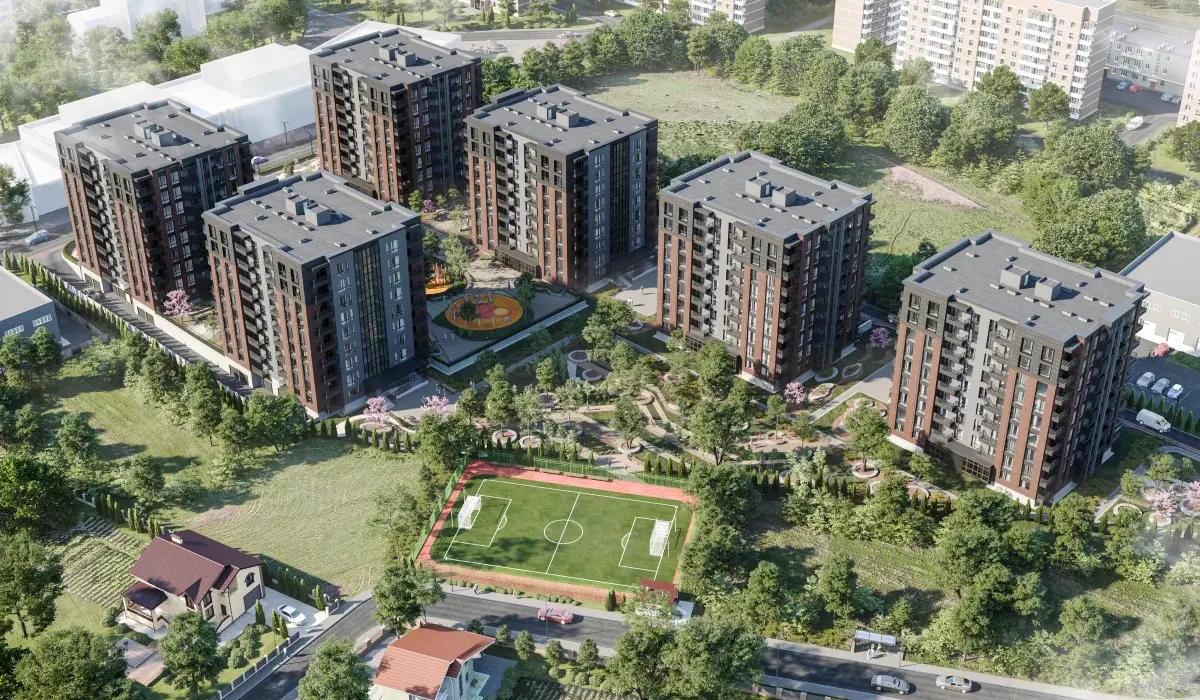 ЖК West Towers внутрішній двір