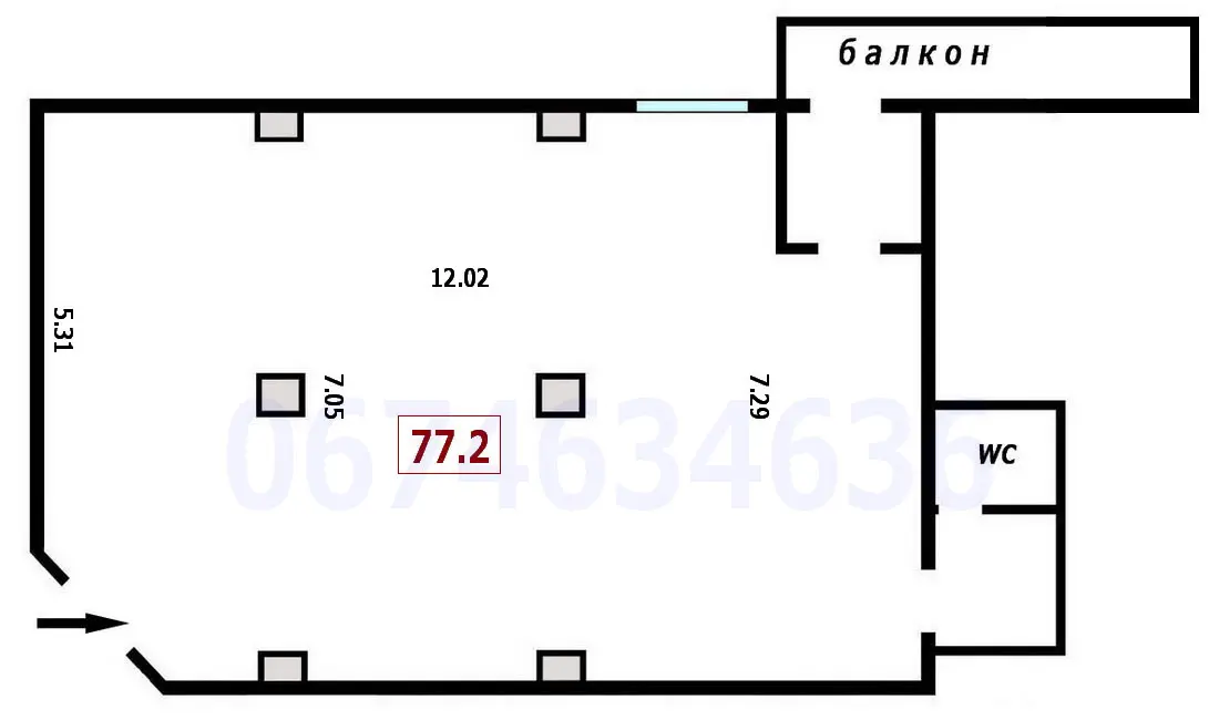 Фото Продаю офис, 81 кв. м, Полтавская ул. 10 Киев, цена: 230000 $, код 156