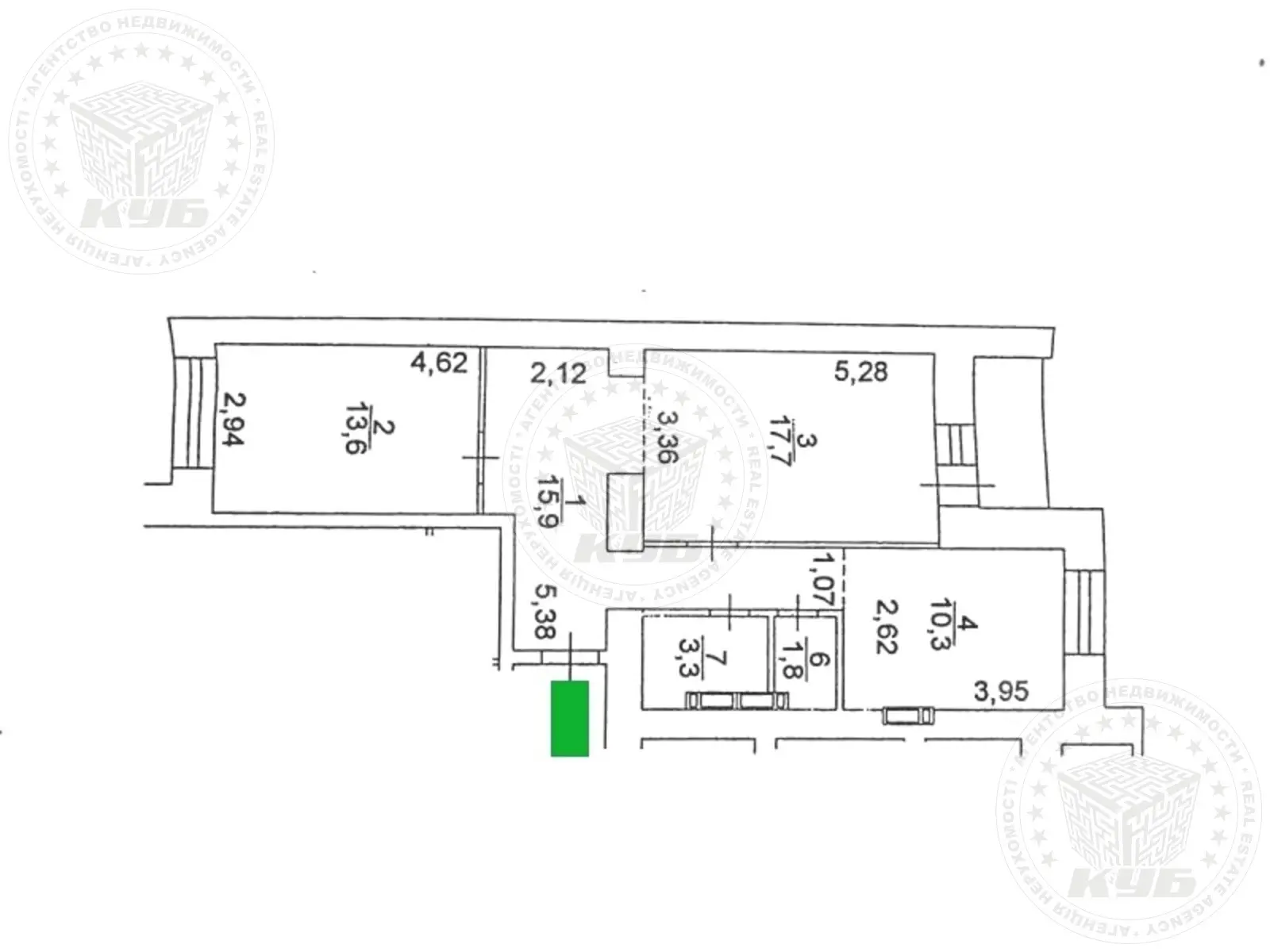 Фото Продаю 2 кімнатну квартиру, 64 кв. м, Академіка Вернадського бульв. 24 Київ, ціна: 109000 $, код 317