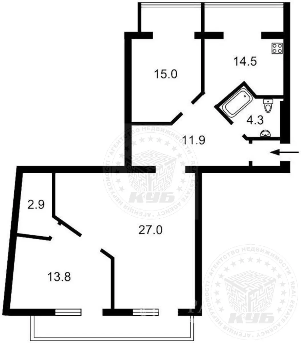 Фото Продаю 4 кімнатну квартиру, 103 кв. м, Пейзажна алея  Київ, ціна: 495000 $, код 347