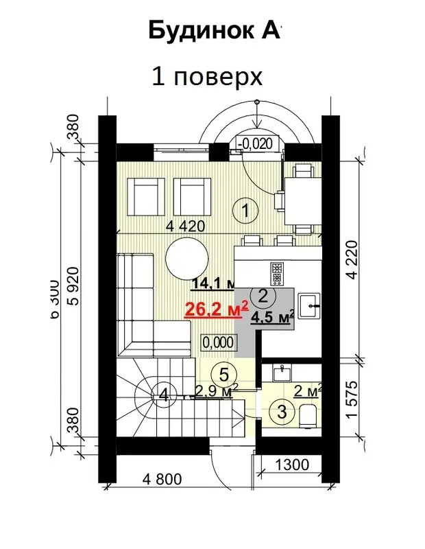 Фото Продаю будинок, 77 кв. м, Смерекова вул.  Київ, ціна: 78000 $, код 391