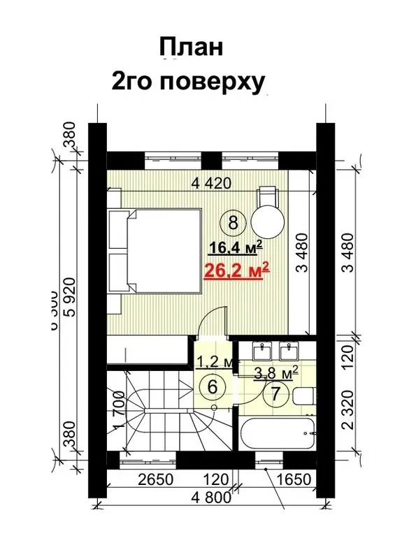 Фото Продаю будинок, 77 кв. м, Смерекова вул.  Київ, ціна: 78000 $, код 391