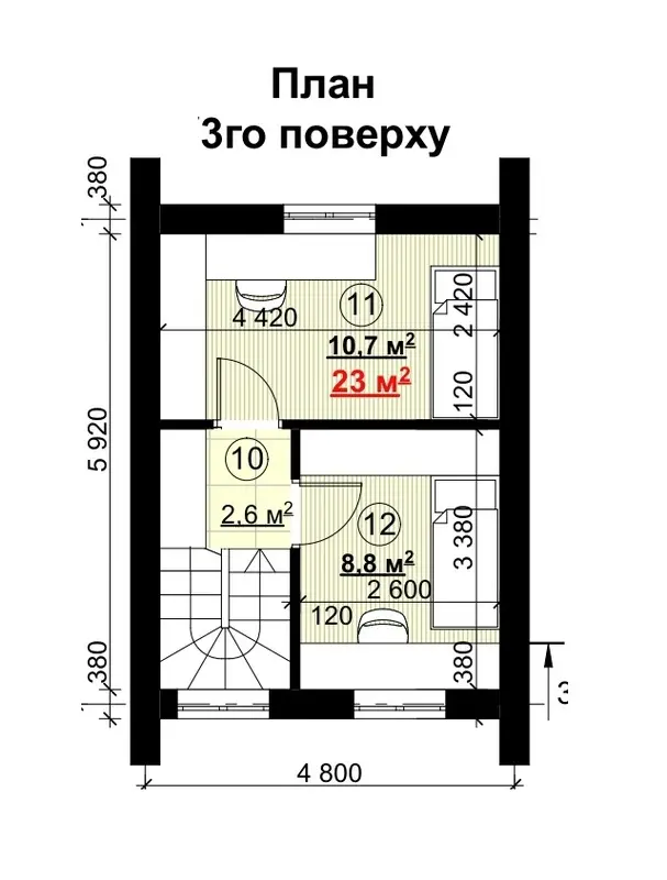 Фото Продаю будинок, 77 кв. м, Смерекова вул.  Київ, ціна: 78000 $, код 391