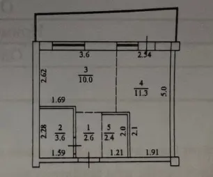 Фото Продаю 1 кімнатну квартиру, 33 кв. м, Тополевий пров. 1 Одеса, ціна: 54000 $, код 426