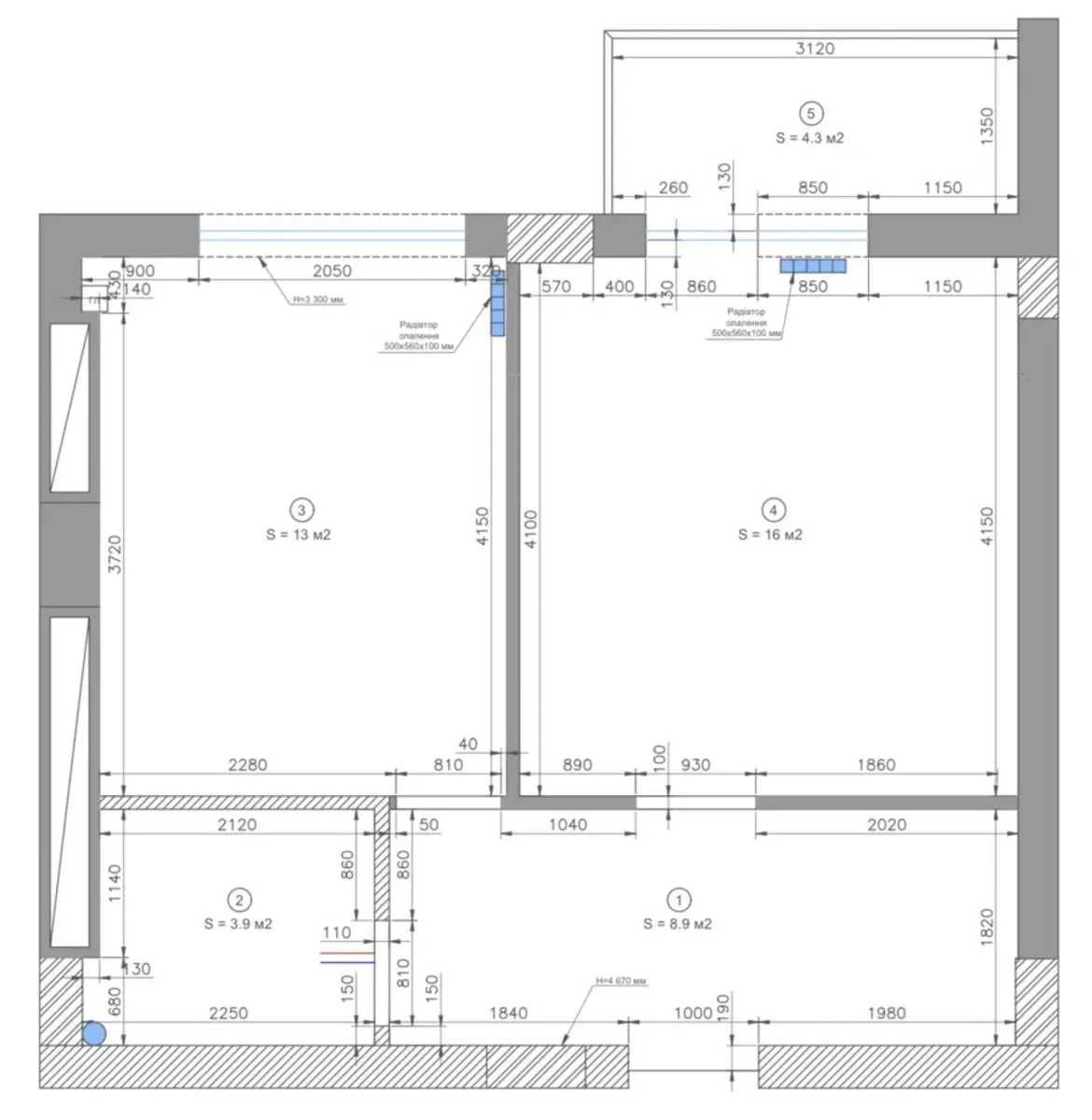 Фото Selling a 1-room apartment, 47 sq.m., Metrolohichna Street 54Б Kyiv, price: 69000 $, code 506