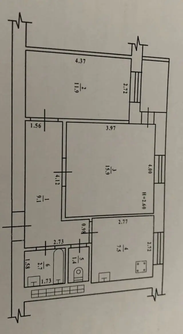 Фото Продаю 2 кімнатну квартиру, 50 кв. м, Академіка Корольова вул. 81 Одеса, ціна: 52000 $, код 537