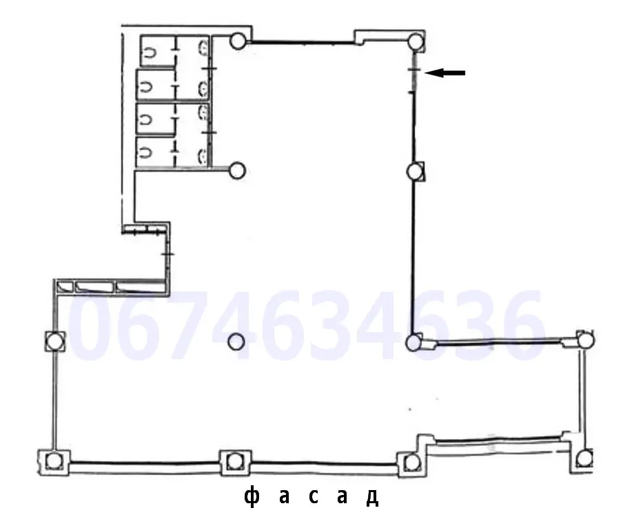 Фото Rent a retail space, Saksahanskoho Street 120 Kyiv for long-term rent, price: 2400 $, code 579