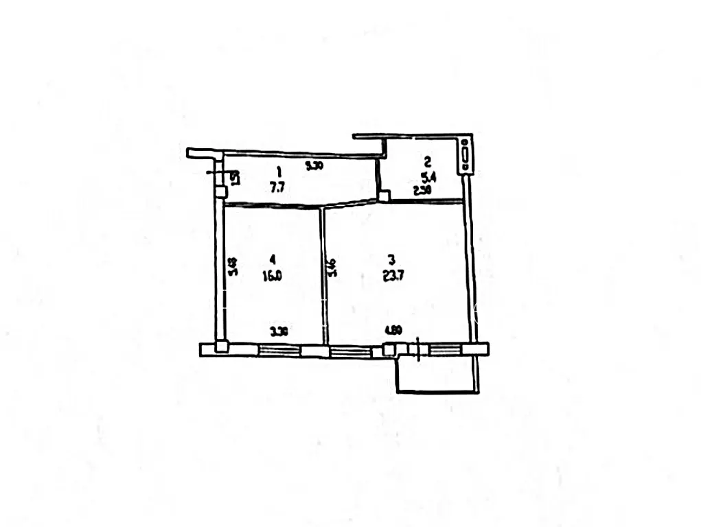 Фото Selling a 1-room apartment, 54 sq.m., Knyzhkovyi Lane 19/21 Odesa, price: 67000 $, code 600