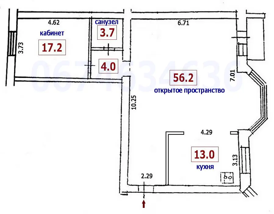 Фото Rent an office, Vvedenska Street 29/58 Kyiv for long-term rent, price: 26000 UAH, code 646