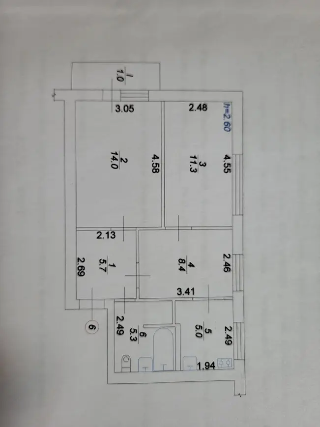 Фото Продаю 3 кімнатну квартиру, 50 кв. м, Східна вул.  Бровари, ціна: 13000 $, код 703