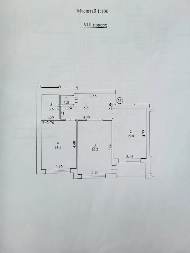 Фото Продаю 2 кімнатну квартиру, 62 кв. м, Київська вул.  Бровари, ціна: 51900 $, код 704