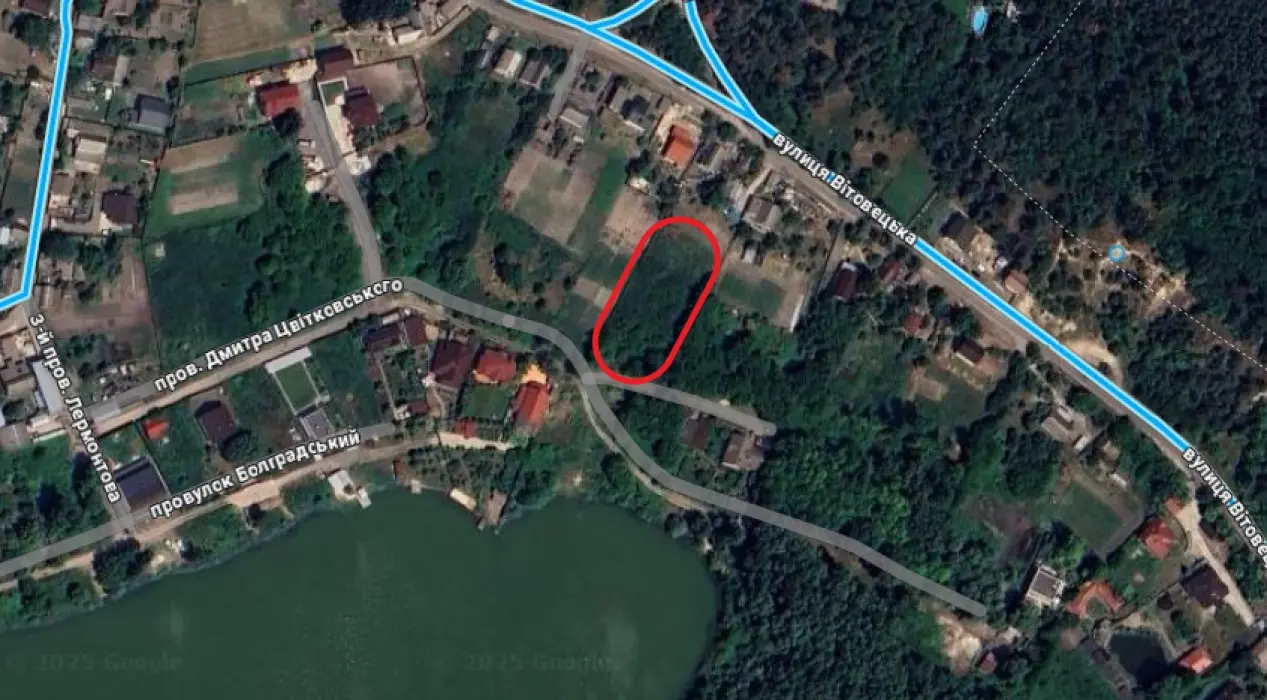 Фото Selling a land plot, Vitovetska street (Lermontova Street)  Kyiv, price: 55000 $, code 741