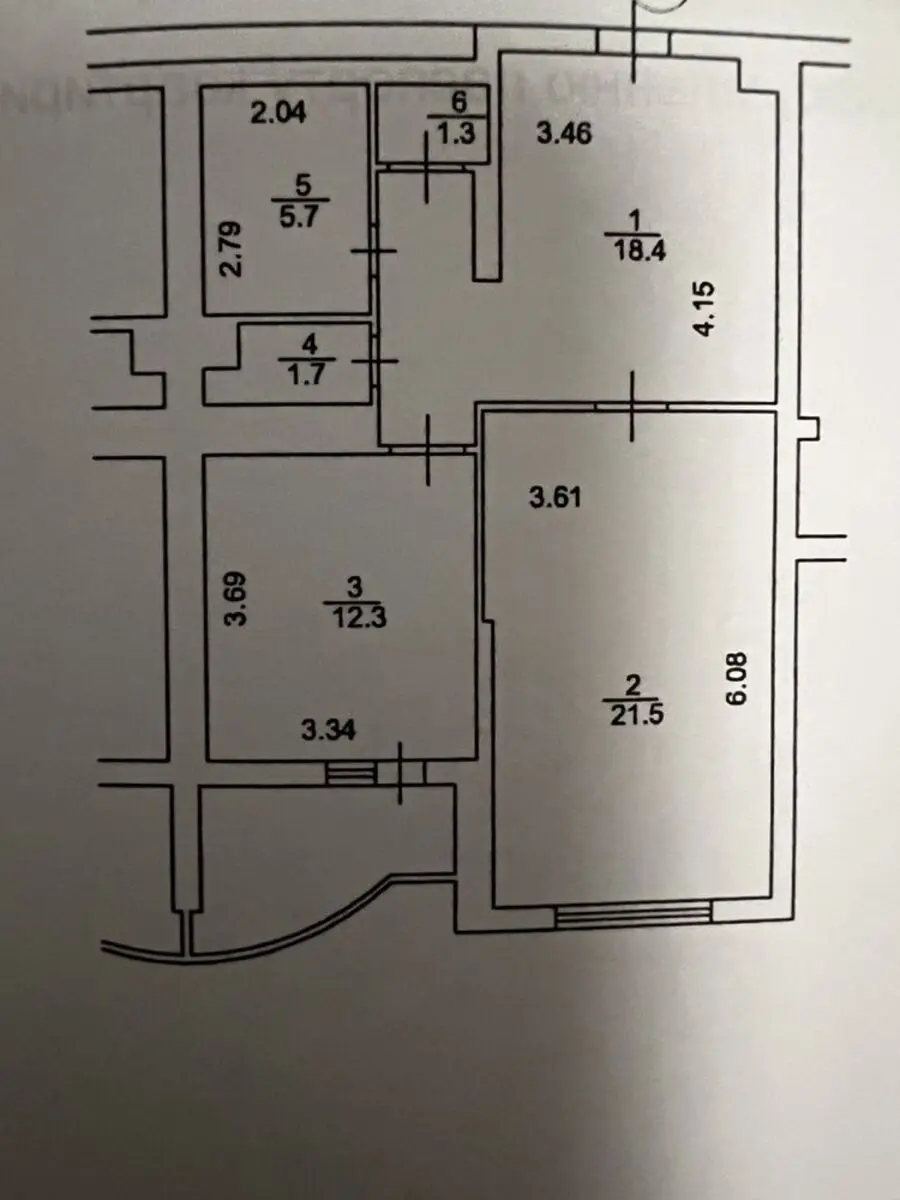 Фото Продаю 2-комнатную квартиру, 64 кв. м, Науки просп. 69 Киев, цена: 75000 $, код 780