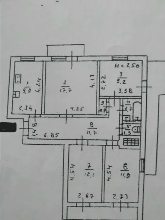 Фото Selling a 4-room apartment, 99 sq.m., Posmitnoho Street  Odesa, price: 73000 $, code 1235