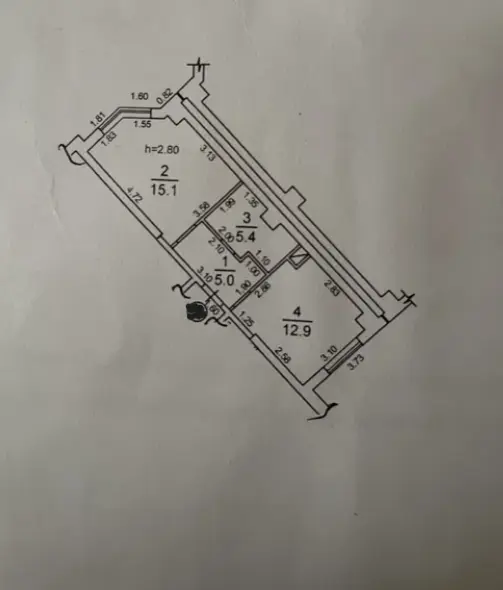 Фото Продаю 1 кімнатну квартиру, 38 кв. м, Проценка вул.  Одеса, ціна: 49500 $, код 1238