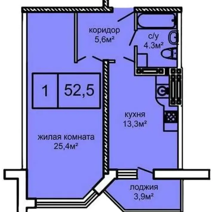 Фото Selling a 1-room apartment, 53 sq.m., Kostandi Street  Odesa, price: 60000 $, code 1257