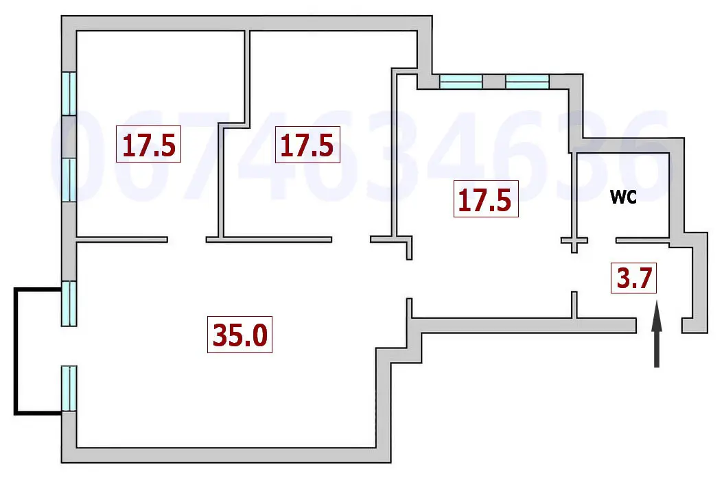 Фото Rent an office, Velyka Vasylkivska Street (Chervonoarmiiska Street;Krasnoarmeyskaya Street) 49 Kyiv for long-term rent, price: 63000 UAH, code 1280