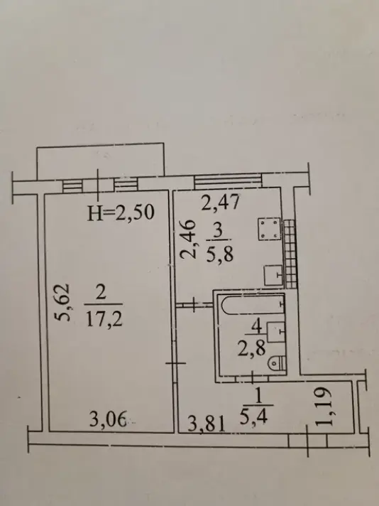 Фото Продаю 1 кімнатну квартиру, 32 кв. м, Генерала Петрова вул.  Одеса, ціна: 29000 $, код 1340
