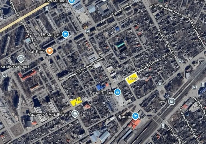 Фото Selling a land plot, Ostrovskoho Street  Bucha, price: 300000 $, code 1417