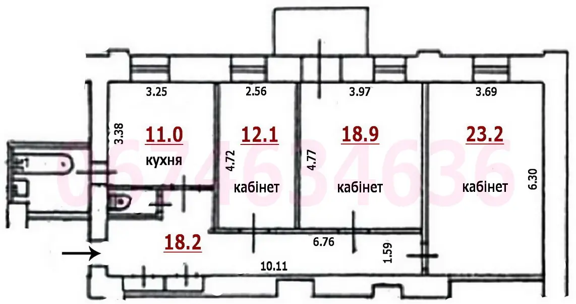 Фото Арендовать офис, Саксаганского ул. 44а Киев в долгосрочную аренду, цена: 49999 UAH, код 1477