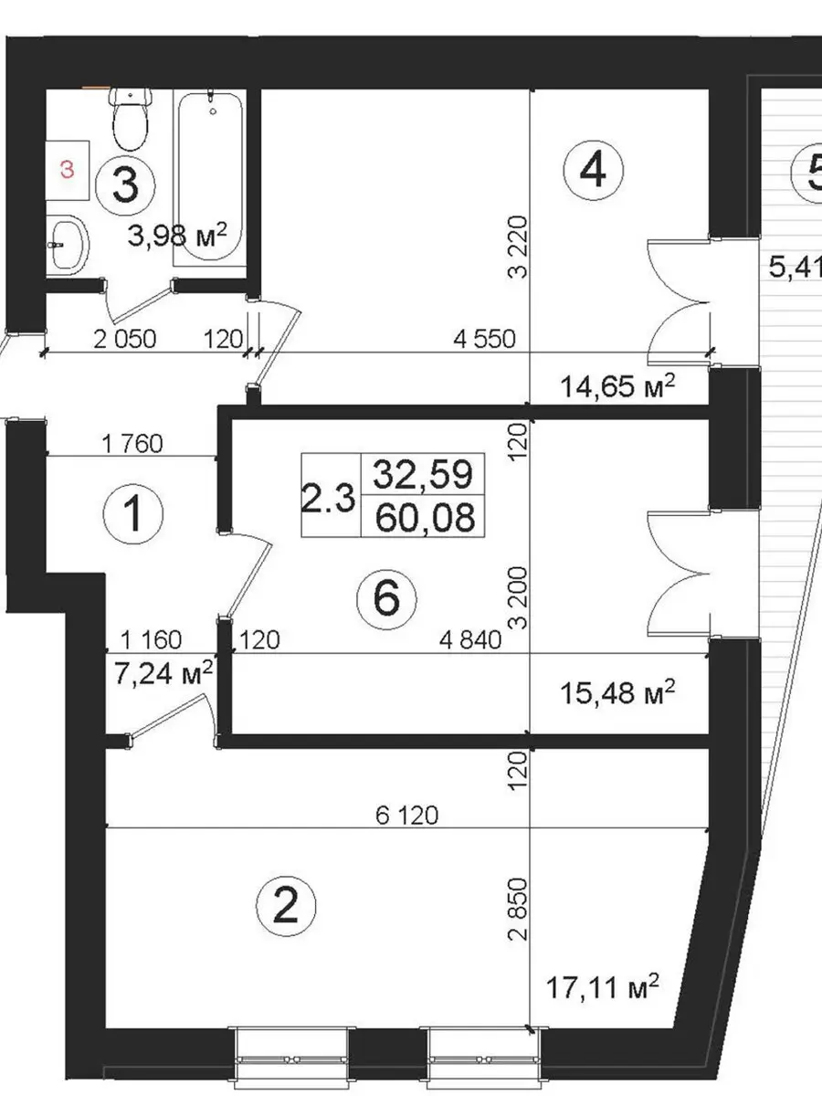 Фото Продаю 2 кімнатну квартиру, 60 кв. м, Козацька вул. 55а Київ, ціна: 75000 $, код 1508
