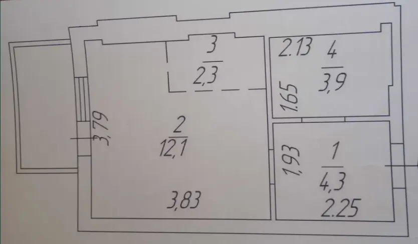 Фото Продаю 1 кімнатну квартиру, 26 кв. м, Профсоюзна вул.  Одеса, ціна: 22600 $, код 1533