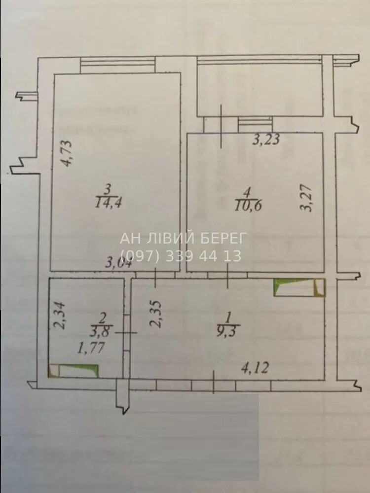 Фото Продаю 1-комнатную квартиру, 41 кв. м, Ревуцкого ул. 40 Киев, цена: 57000 $, код 1604