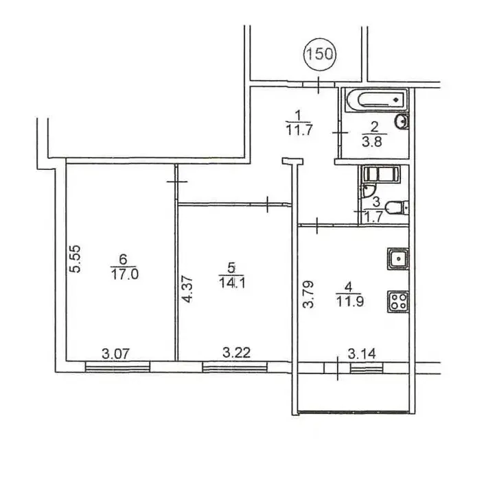 Фото Продаю 2 кімнатну квартиру, 64 кв. м, Вишняківська вул. 2 Київ, ціна: 75000 $, код 1620