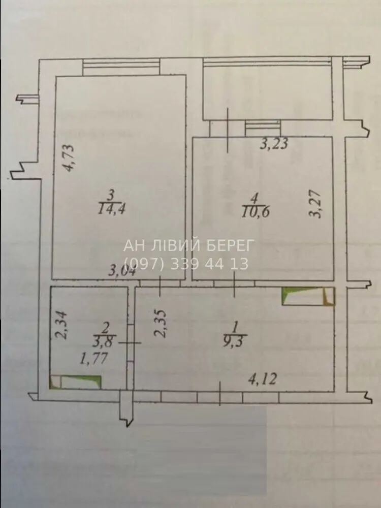 Фото Продаю 1-комнатную квартиру, 42 кв. м, Ревуцкого ул. 40 Киев, цена: 57000 $, код 1672