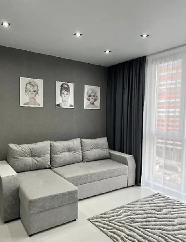 Фото Rent a 1-room apartment, Kamianska Street (Dniprodzerzhynska Street) 125а Kyiv for long-term rent, price: 17000 грн, code 1767
