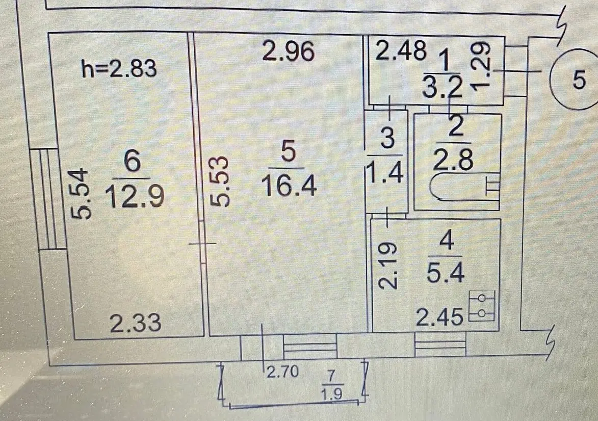 Фото Продаю 2-комнатную квартиру, 44 кв. м, Кустанайская ул.  Киев, цена: 63000 $, код 1787