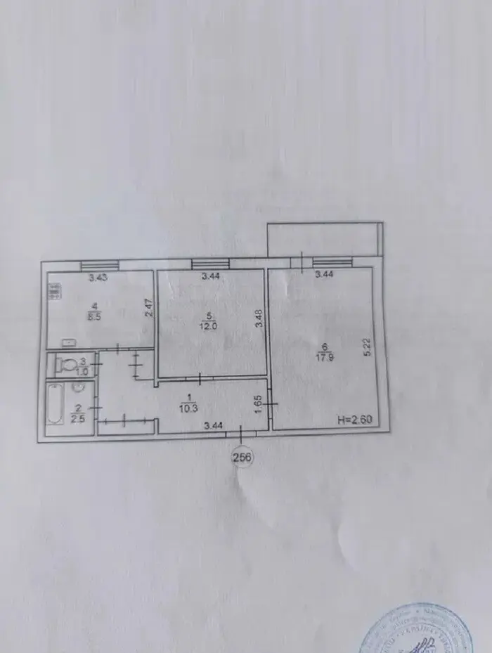 Фото Selling a 2-room apartment, 56 sq.m., Kharkivske Road  Kyiv, price: 61000 $, code 1911