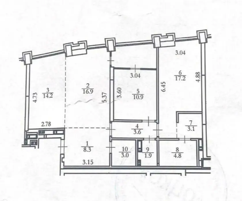 Фото Продаю 3-комнатную квартиру, 89 кв. м, Заречная ул. 4 к2 Киев, цена: 135000 $, код 1962