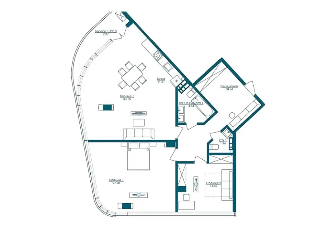 Фото Selling a 3-room apartment, 120 sq.m., Frantsuzskyi Boulevard 63/65 к3 Odesa, price: 220000 $, code 2012