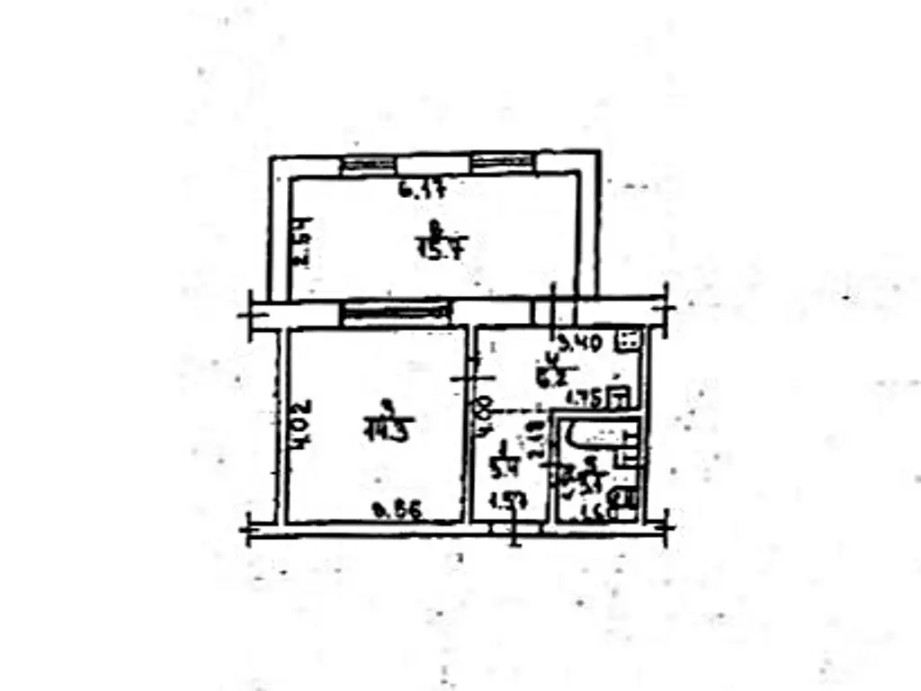 Фото Selling a 2-room apartment, 43 sq.m., Henerala Bocharova Street 27 Odesa, price: 37000 $, code 2042