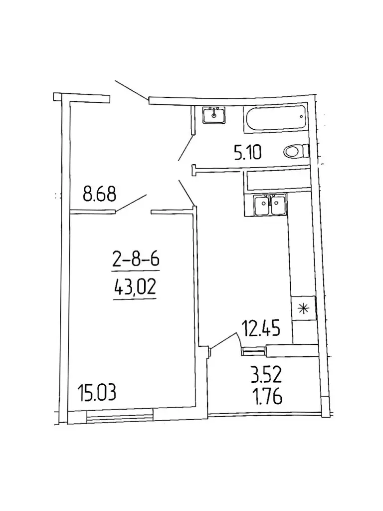 Фото Продаю 1 кімнатну квартиру, 43 кв. м, Краснова вул. 3 Одеса, ціна: 39600 $, код 2047