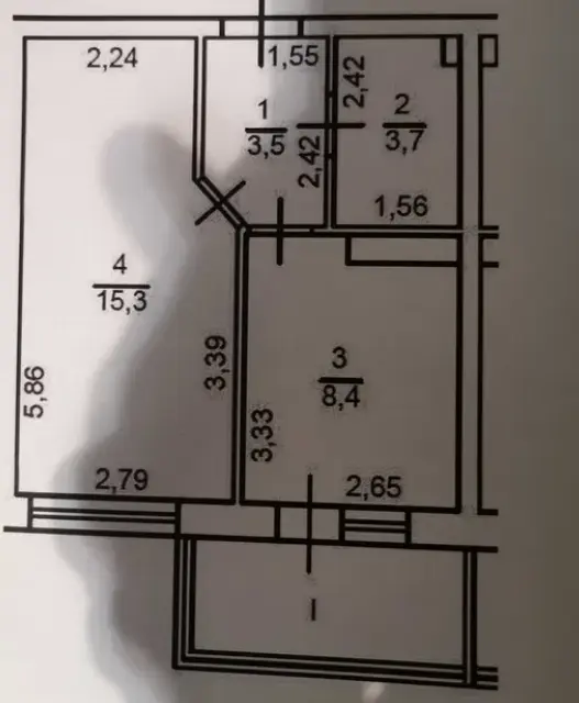 Фото Selling a 1-room apartment, 35 sq.m., Perlynna Street  Odesa, price: 28500 $, code 2261