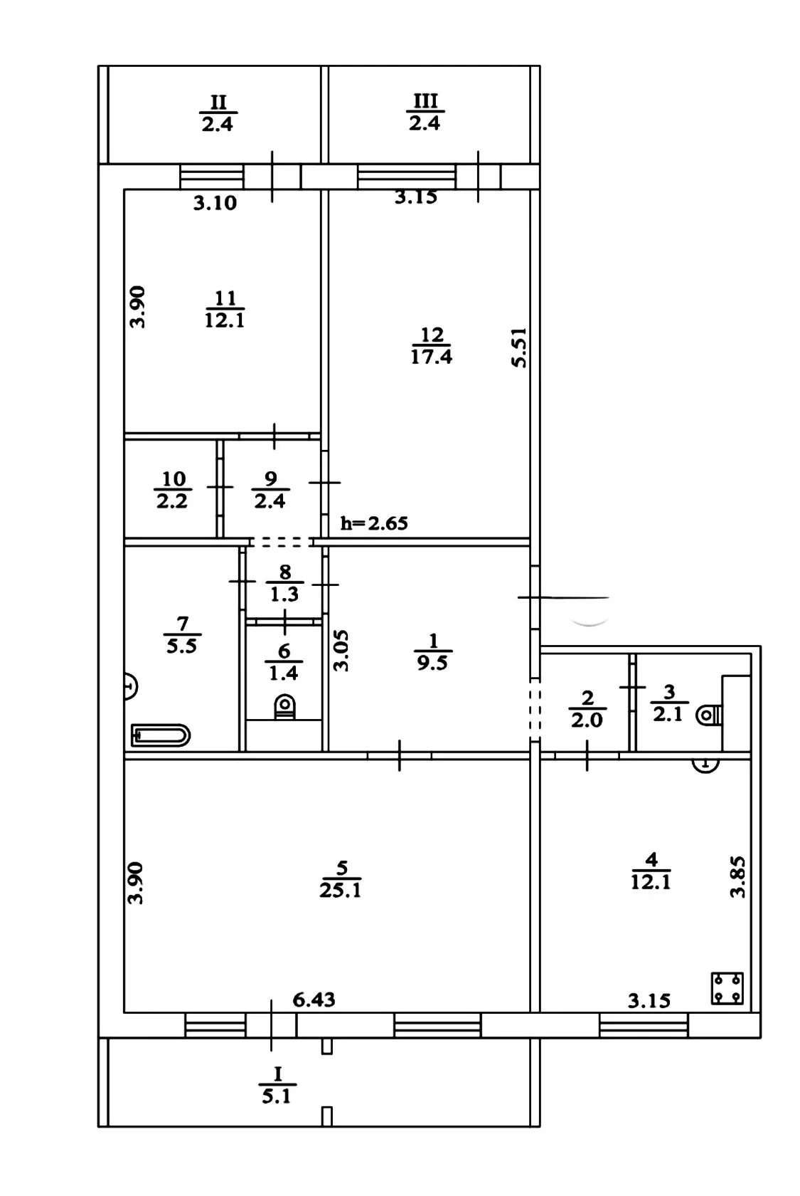 Фото Продаю 3 кімнатну квартиру, 103 кв. м, Бориса Гмирі вул. 11 Київ, ціна: 79000 $, код 2266