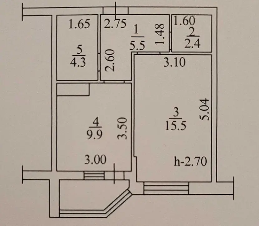 Фото Продаю 1 кімнатну квартиру, 41 кв. м, Прохоровська вул.  Одеса, ціна: 39500 $, код 2280