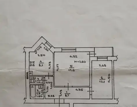 Фото Продаю 2-комнатную квартиру, 53 кв. м, Сергея Ядова ул.  Одесса, цена: 50000 $, код 2392