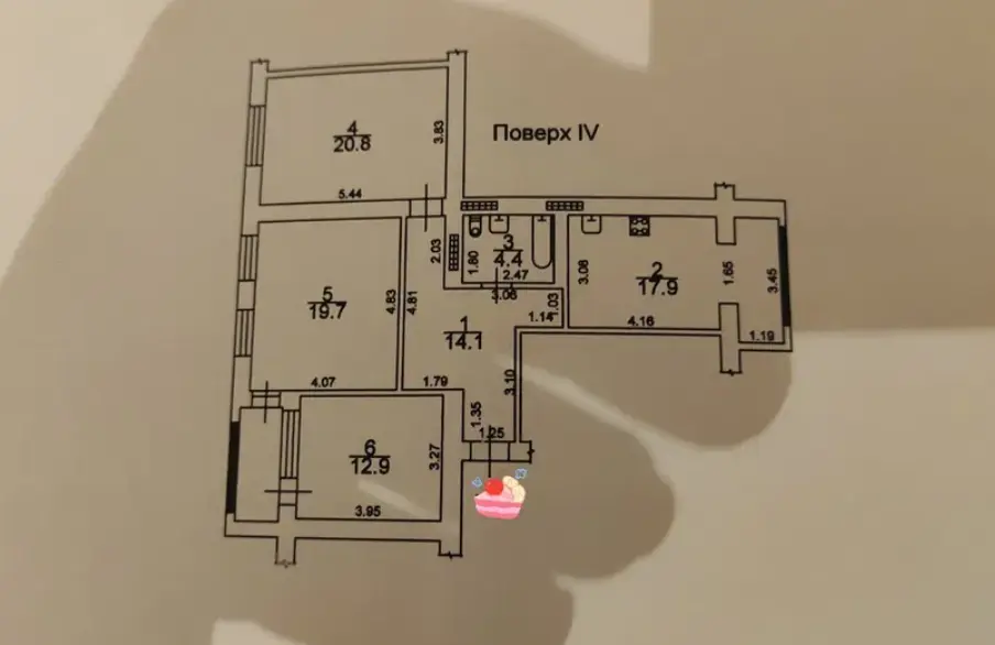 Фото Selling a 3-room apartment, 95 sq.m., Chernihivska Street  Odesa, price: 99000 $, code 2396