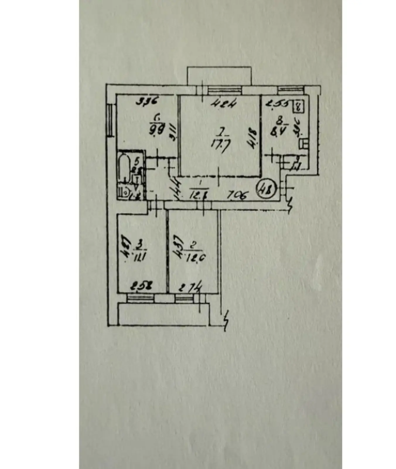 Фото Продаю 4 кімнатну квартиру, 81 кв. м, Малокитаївська вул. 7 Київ, ціна: 107000 $, код 2452