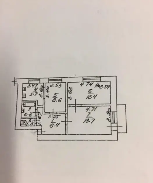 Фото Продаю 3-комнатную квартиру, 52 кв. м, Академика Филатова ул.  Одесса, цена: 48000 $, код 2484