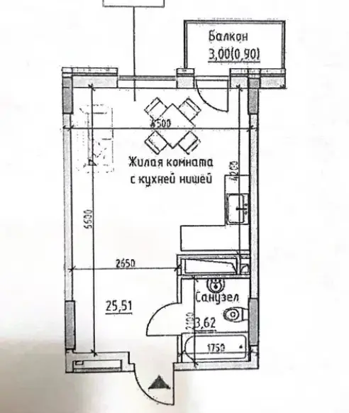 Фото Selling a 1-room apartment, 30 sq.m., Radisna Street  Odesa, price: 28000 $, code 2487