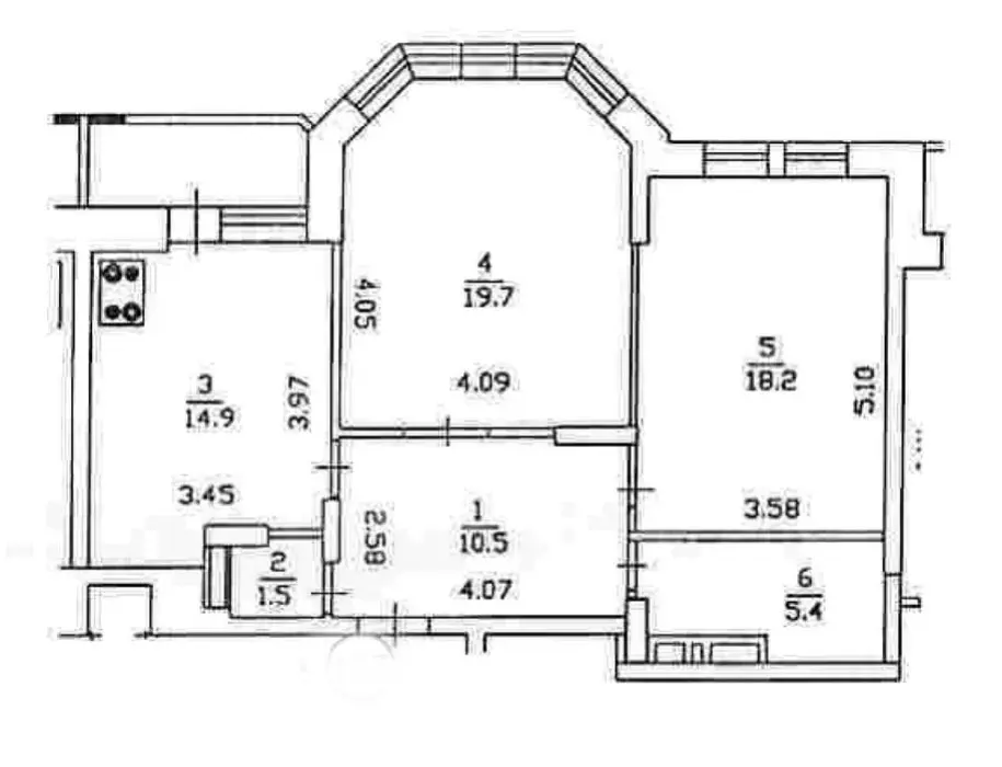 Фото Продаю 2 кімнатну квартиру, 72 кв. м, Драгоманова вул. 6а Київ, ціна: 82000 $, код 2502
