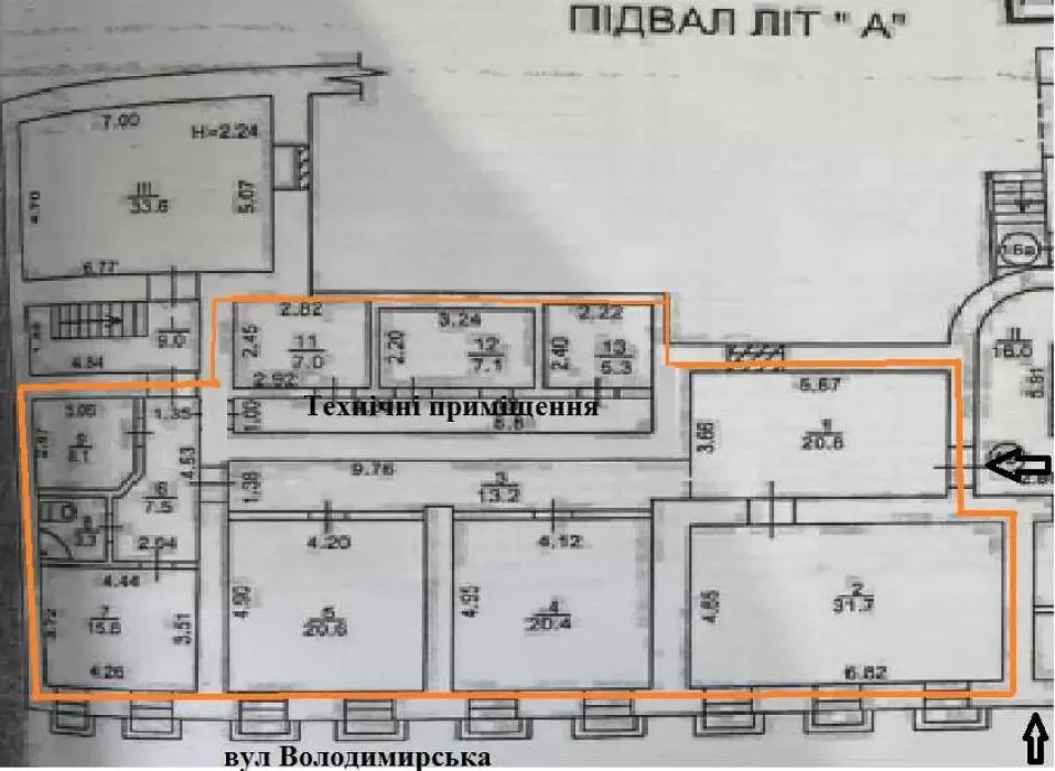 Фото Продаю коммерческую недвижимость, 170 кв. м, Владимирская ул. 4 Киев, цена: 3000 $, код 2518