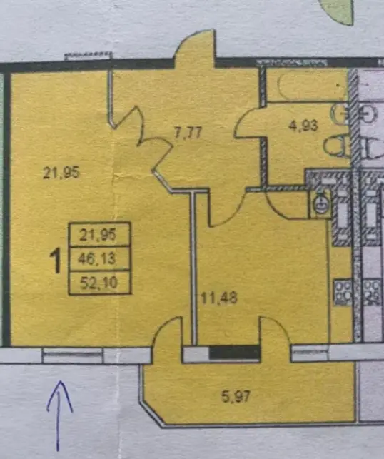 Фото Продаю -комнатную квартиру, 52 кв. м, Одесса, цена: 48000 $, код 2597