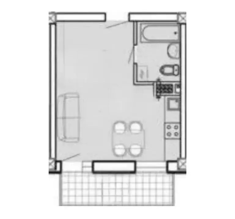 Фото Selling a 1-room apartment, 27 sq.m., Primorskaya Street  Odesa, price: 36000 $, code 2598