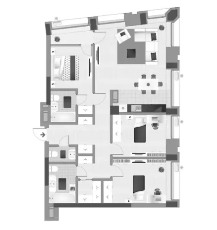 Фото Продаю 4 кімнатну квартиру, 105 кв. м, Зарічна вул. 4 к2 Київ, ціна: 200000 $, код 2603